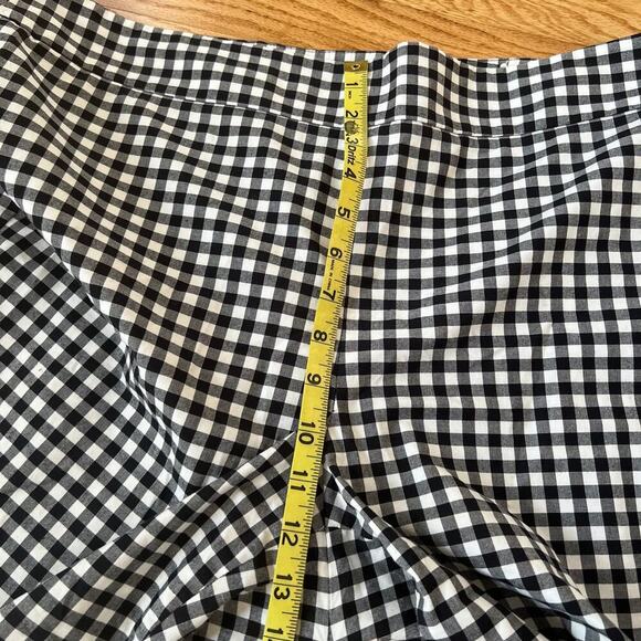 Talbots Black & White Checkered Chatham Ankle Pants - 14 - Picture 7 of 7